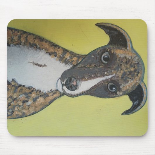 Tapis de souris pour lévrier (Devant)
