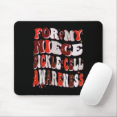 Tapis De Souris Pour Ma Nièce Sickle Cell Awareness World Sickle C (Avec souris)