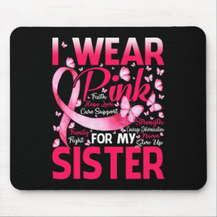 Tapis De Souris Pour Ma Soeur Cancer du Sein Sensibilisation Papil