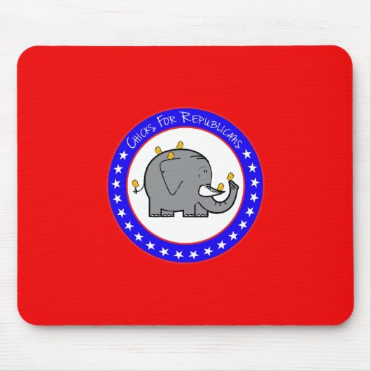 tapis de souris pour poulets républicains (Devant)