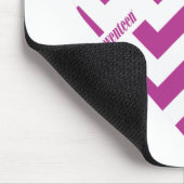 Tapis De Souris Pourpre 2 de zigzag (Coin)
