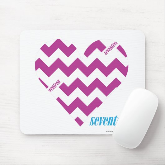 Tapis De Souris Pourpre 2 de zigzag (Avec souris)