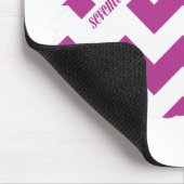 Tapis De Souris Pourpre 3 de zigzag (Coin)