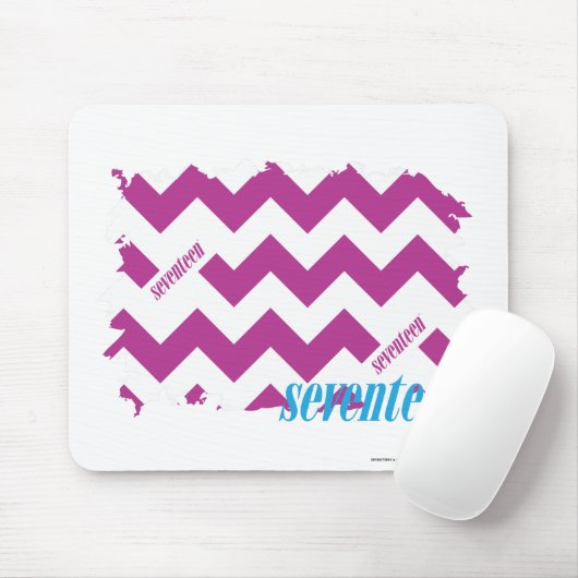 Tapis De Souris Pourpre 3 de zigzag (Avec souris)