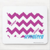 Tapis De Souris Pourpre 3 de zigzag (Devant)