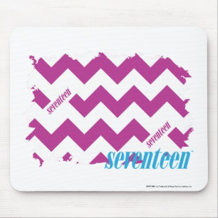 Tapis De Souris Pourpre 3 de zigzag