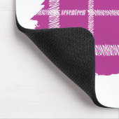 Tapis De Souris Pourpre 4 de plaid (Coin)