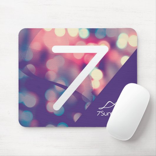 Tapis De Souris pourpre 7Summits (Avec souris)