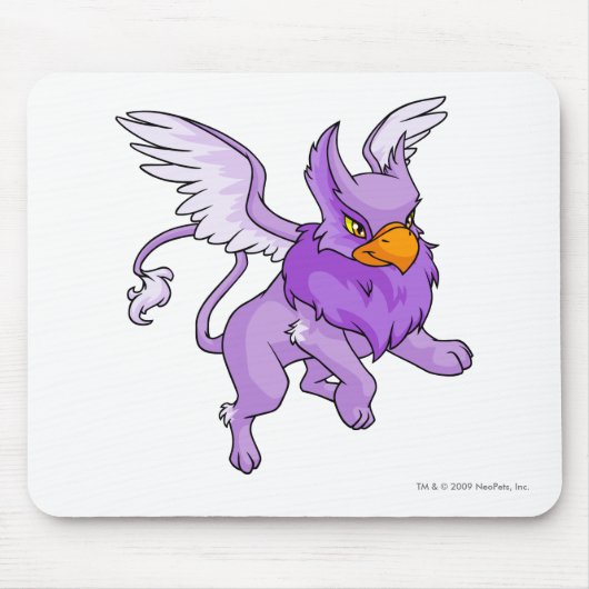 Tapis De Souris Pourpre d'aire (Devant)
