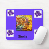 tapis de souris pourpre d'ange (Avec souris)
