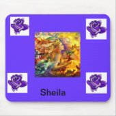 tapis de souris pourpre d'ange (Devant)