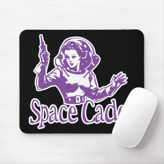 Tapis De Souris Pourpre de cadet de l'espace (Avec souris)