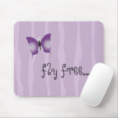 Tapis de souris pourpre de papillon (Avec souris)