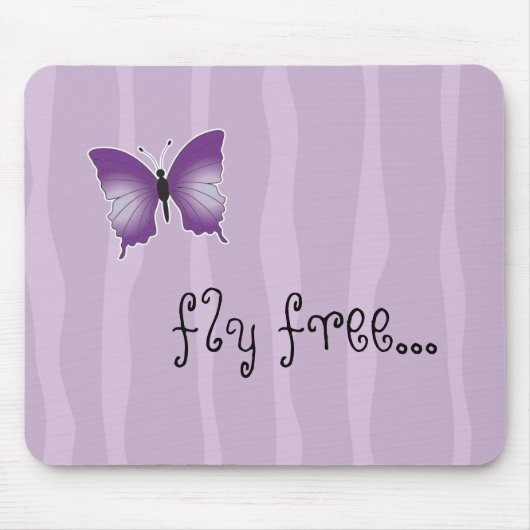 Tapis de souris pourpre de papillon (Devant)