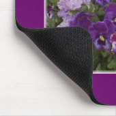 Tapis De Souris pourpre de pensée (Coin)