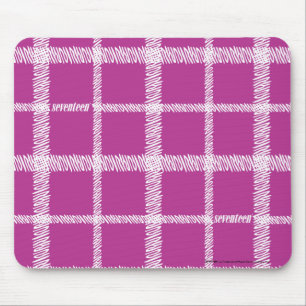 Tapis De Souris Pourpre de plaid