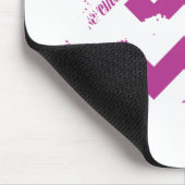 Tapis De Souris Pourpre de zigzag (Coin)