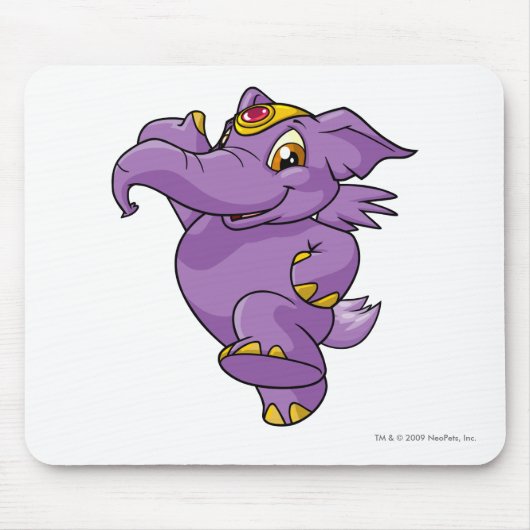Tapis De Souris Pourpre d'Elephante (Devant)