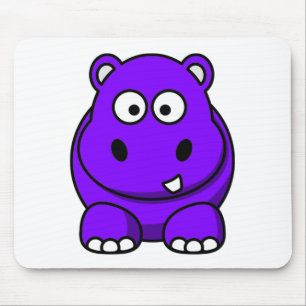 Tapis De Souris Pourpre d'hippopotame