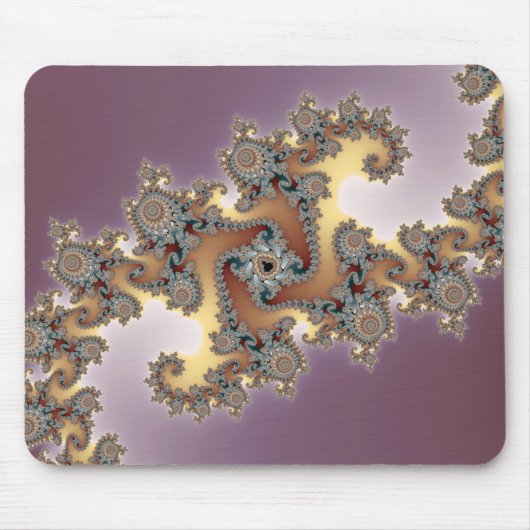 Tapis De Souris Pourpre - fractale (Devant)