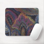 Tapis De Souris Pourpre Paisley (Avec souris)