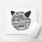 Tapis De Souris Pourquoi j'aime la publicité pour souris FreeBSD 2 (Avec souris)