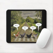 Tapis De Souris Pourquoi les poulets ont-ils traversé la route ? (Avec souris)