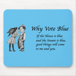 Tapis De Souris Pourquoi voter bleu en 2026