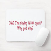 Tapis De Souris pourquoi wow (Avec souris)
