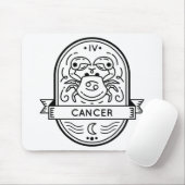 TAPIS DE SOURIS POURSUITE DU CANCER DU SYMBOLE ZODIAC (Avec souris)