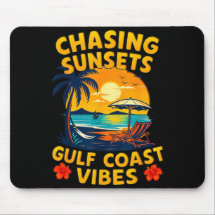Tapis De Souris Poursuivre les couchers de soleil vibrations de la