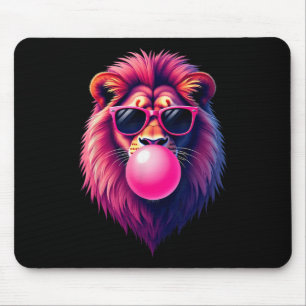 Tapis De Souris Poussant Le Lion Rose Buble Gum