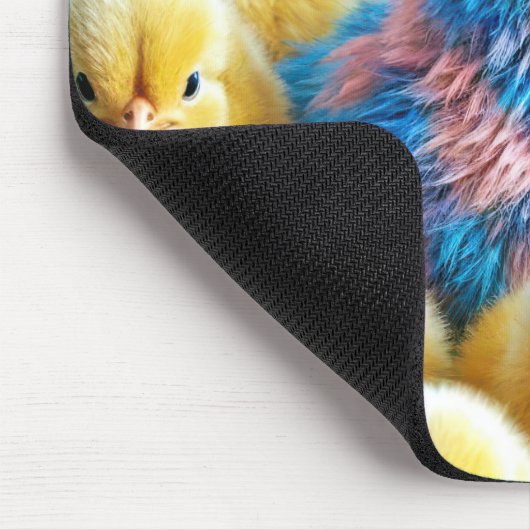 Tapis De Souris Poussette Plaid Bébé Avec Poussins Jaunes (Coin)