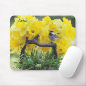 Tapis De Souris Poussière à bec printanière (Avec souris)