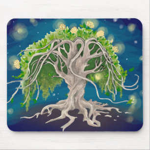 Tapis De Souris Poussière de l'arbre cosmique