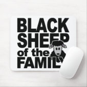 Tapis De Souris Poussière SHEEP NOIR (Avec souris)