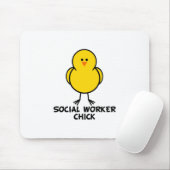 Tapis De Souris Poussin d'assistant social (Avec souris)