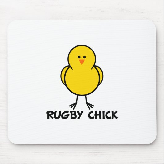 Tapis De Souris Poussin de rugby (Devant)