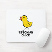 Tapis De Souris Poussin estonien (Avec souris)