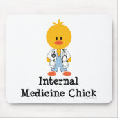 Tapis De Souris Poussin Mousepad de médecine interne (Devant)