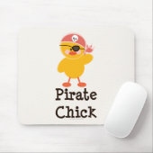 Tapis De Souris Poussin Mousepad de pirate (Avec souris)