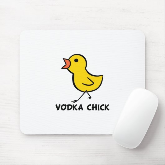Tapis De Souris Poussin Mousepad de vodka (Avec souris)