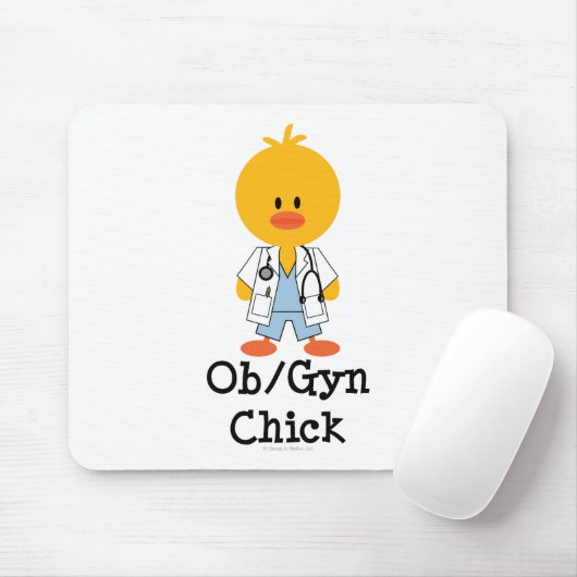 Tapis De Souris Poussin Mousepad d'OB/GYN (Avec souris)