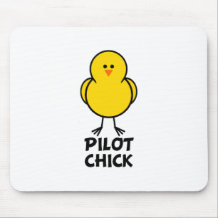 Tapis De Souris Poussin pilote
