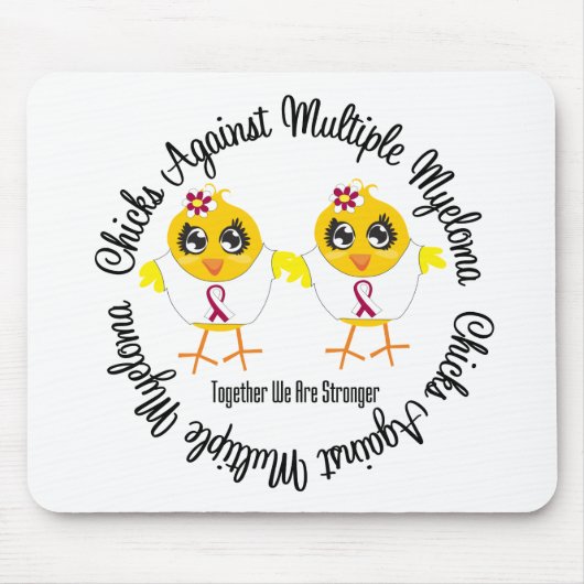 Tapis De Souris Poussins contre le myélome multiple (Devant)