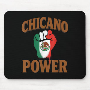 Tapis De Souris Pouvoir Chicano Mexicain Drapeau du Mexique Brun L