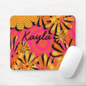 Tapis De Souris powerr de fleur (Avec souris)