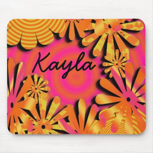 Tapis De Souris powerr de fleur (Devant)