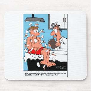 Tapis De Souris Pox de poulet et d'oeufs Drôle Cadeaux Médicales e