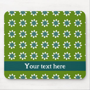 Tapis De Souris PP 338 : Fleurs aux couleurs rétro des années 70 :